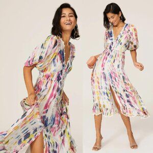 strapless open back dress Hemant & Nandita Wanni Maxi Dress – TrenLend main image 0